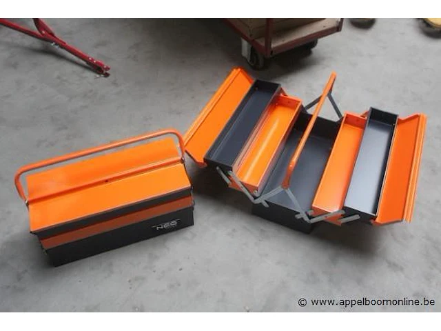 2 metalen gereedschapskisten neo tools - afbeelding 1 van  1