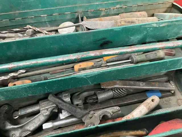 2 metalen gereedschapskoffers met inhoud - afbeelding 18 van  22