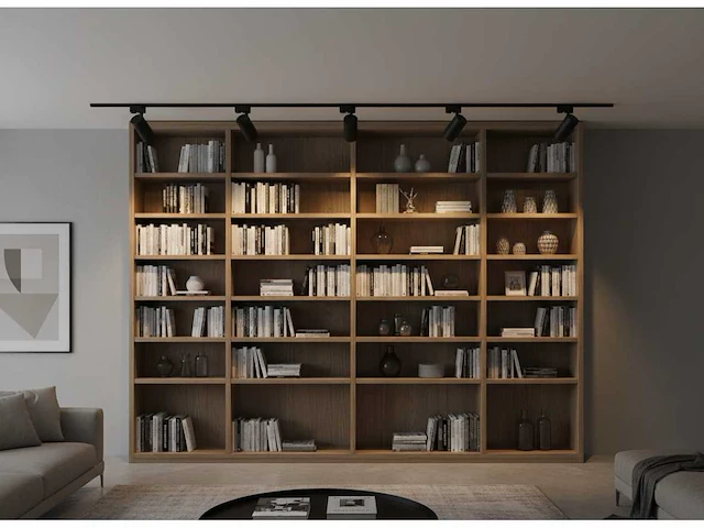 2 meter railsysteem met 6 st railspot gu10 fitting met ring (10x) - afbeelding 8 van  10