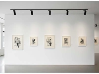 2 meter railsysteem met 6 st railspot gu10 fitting met ring (4x) - afbeelding 1 van  10