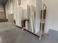 2 meubelkarren incl houten panelen - afbeelding 6 van  7