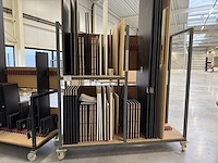 2 meubelkarren incl houten panelen - afbeelding 4 van  6