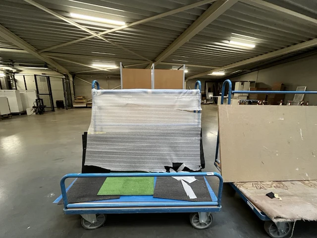 2 meubelkarren met rug - afbeelding 3 van  5