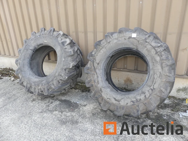2 michelin banden voor michelin 18r 22.5 xf machines - afbeelding 1 van  6