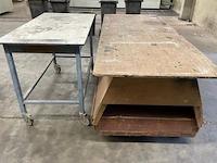 2 mobiele werktafels - afbeelding 3 van  3