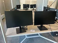 2 monitors 23,8inch hp p24q g4 - afbeelding 1 van  4