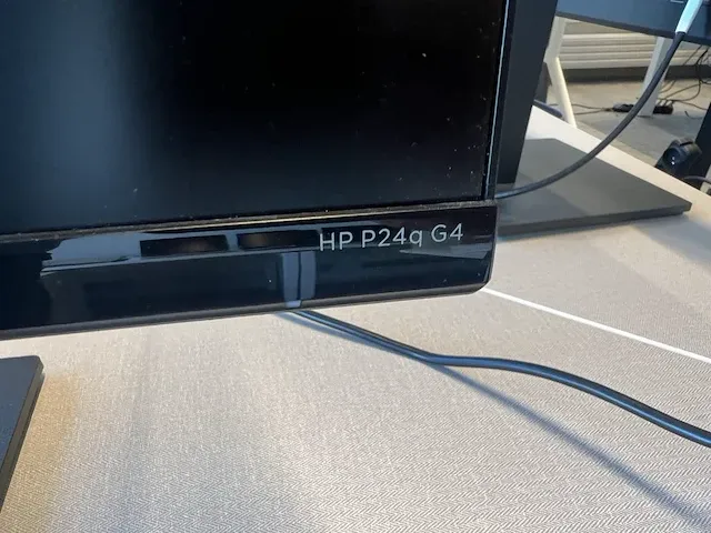 2 monitors 23,8inch hp p24q g4 - afbeelding 3 van  4