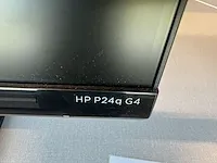 2 monitors 23,8inch hp p24q g4 - afbeelding 3 van  4