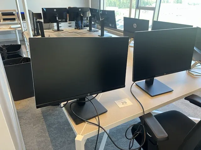 2 monitors 23,8inch hp p24q g4 - afbeelding 1 van  3