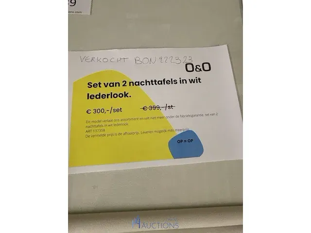 2 nachttafels - afbeelding 3 van  3