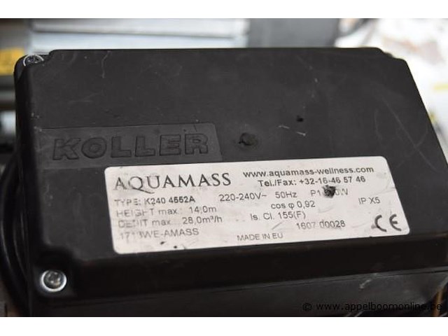 2 nieuwe pompen aquamass k240 - afbeelding 3 van  3
