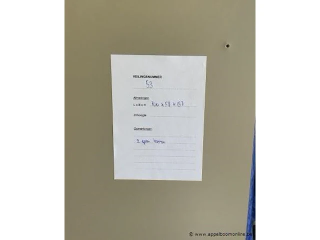 2 open kasten afm plm 100 x 58 x 157 cm - afbeelding 4 van  4