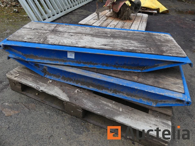 2 oprijplaten voor zware machines - afbeelding 1 van  6