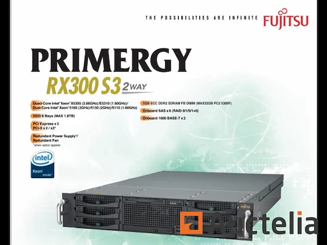 2 opslagrekken gegevens fujitsu-siemens primergy rx300 s3 - afbeelding 7 van  10