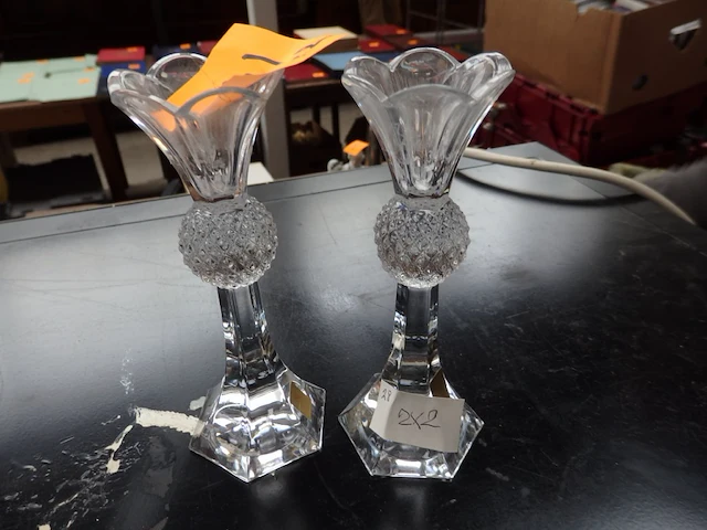 2 paar glasfiguren - afbeelding 1 van  2