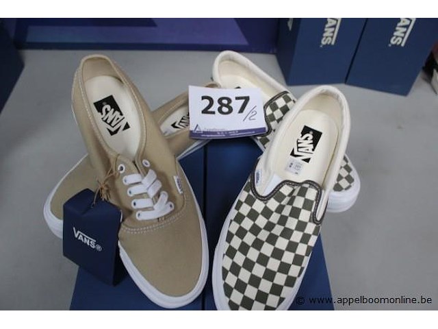 2 paar herenschoenen vans maat 43 - afbeelding 1 van  3