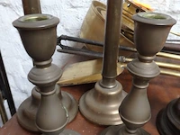 2 paar kandelaars hoogte 20cm hoogte 22cm - afbeelding 1 van  1