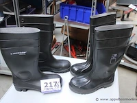 2 paar laarzen wo dunlop maat 38&39 - afbeelding 1 van  3