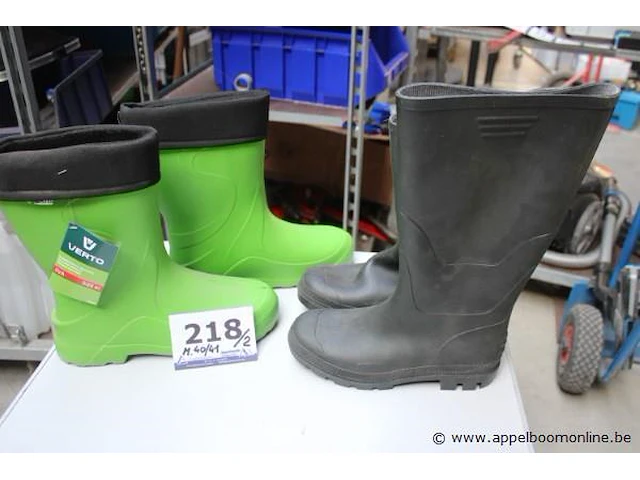 2 paar laarzen wo verto maat 40&41 - afbeelding 1 van  3