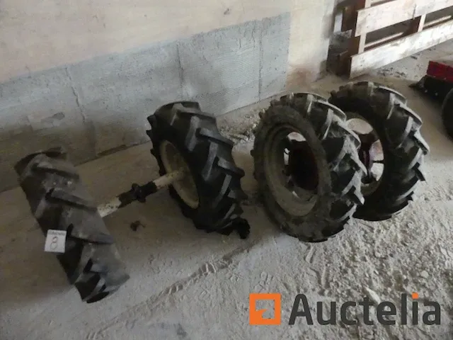 2 paar wielen voor helmstok - afbeelding 4 van  6