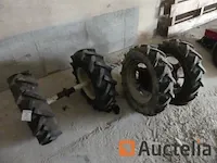 2 paar wielen voor helmstok - afbeelding 4 van  6
