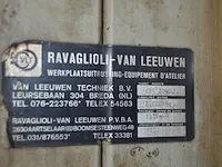 2 palen hefbrug ravaglioli-van leeuwen kp 123-bl , capaciteit 2000kg, bouwjaar 1979 - afbeelding 5 van  11