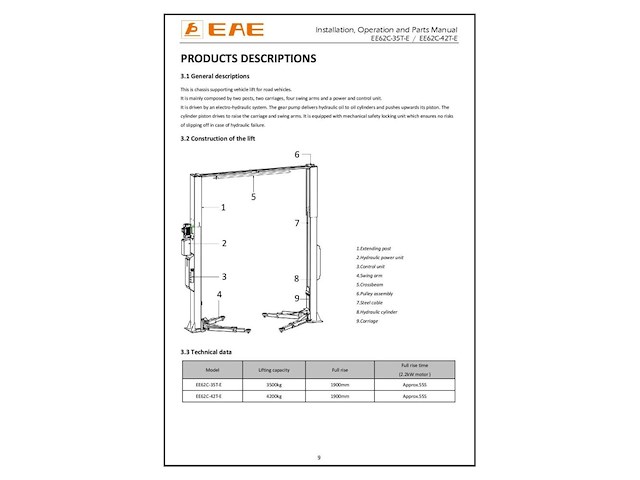 2-palenbrug modena e / ee62c-42t-e (4,2 ton). - 2023 - afbeelding 11 van  54