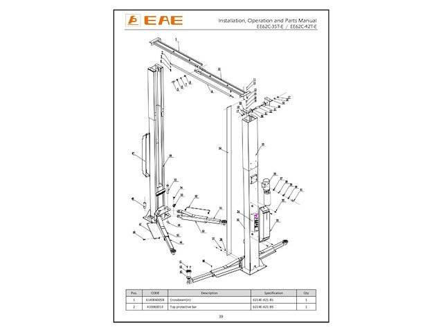 2-palenbrug modena e / ee62c-42t-e (4,2 ton). - 2023 - afbeelding 44 van  54