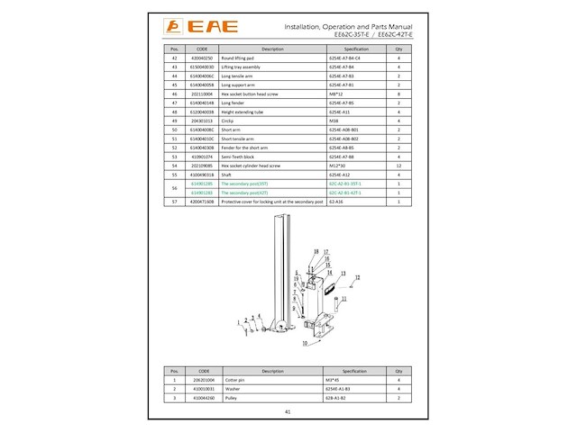 2-palenbrug modena e / ee62c-42t-e (4,2 ton). - 2023 - afbeelding 46 van  53