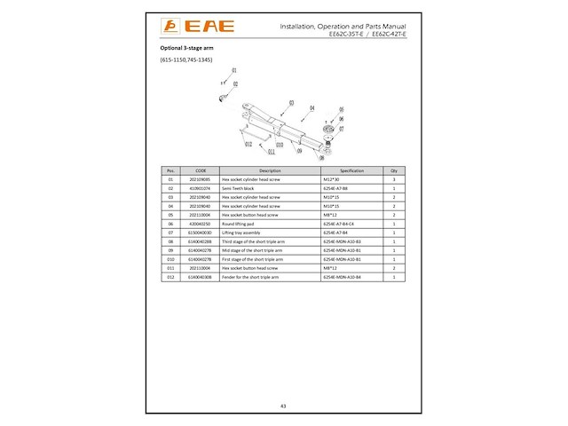 2-palenbrug modena e / ee62c-42t-e (4,2 ton). - 2023 - afbeelding 48 van  53