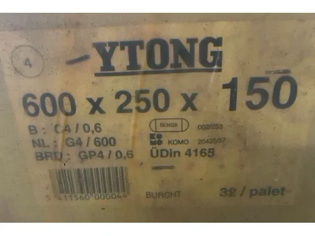2 paletten ytong blokken - afbeelding 4 van  4
