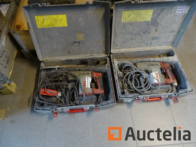 2 perforator-breekhamers duss pk35 (winkelwaarde nieuw 2.508 €) in hun koffer - afbeelding 5 van  8