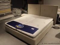 2 persoons bed vv lattenbodem en 2 matrasse, bamboo 90x200 - afbeelding 1 van  3