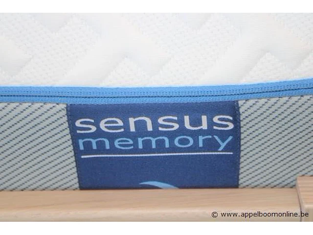 2 persoons bed vv lattenbodem en matras sensus memory 160x200 - afbeelding 2 van  3