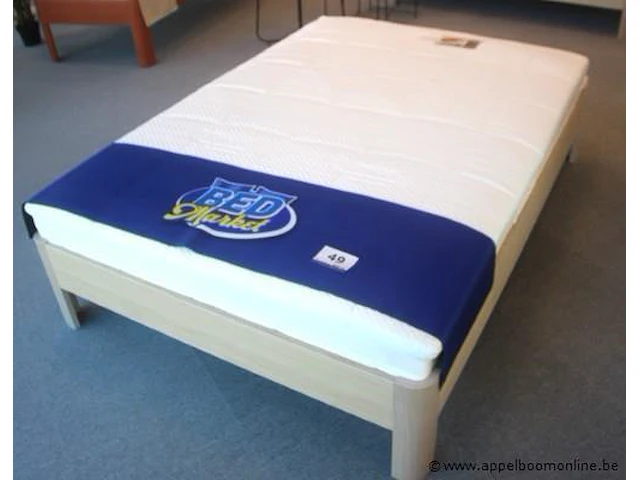 2 persoons bed vv lattenbodem en matras tencel 1000hr 140x200 - afbeelding 1 van  3