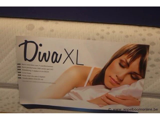 2 persoons bed vv matras diva xl 180x200 - afbeelding 3 van  4