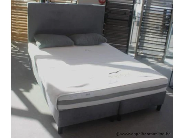 2 persoons bed/boxpspring vv matras stanford 160x200 - afbeelding 1 van  3
