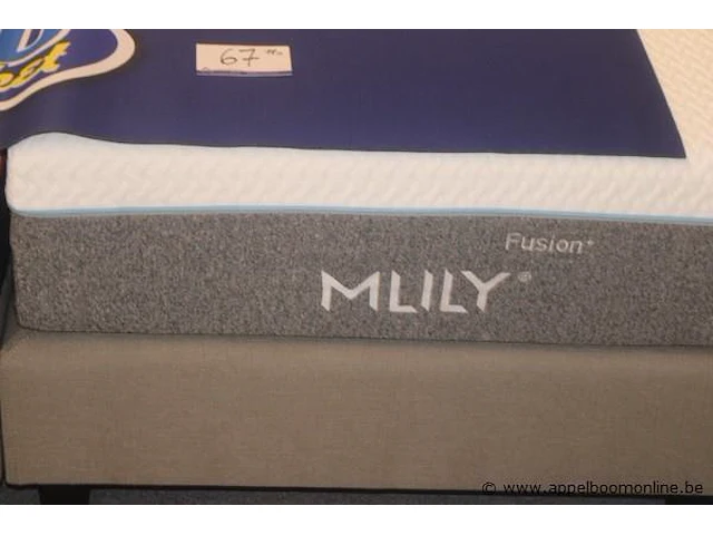 2 persoons bed/boxspring 180x200 vv 2 matrassen mlily - afbeelding 2 van  4