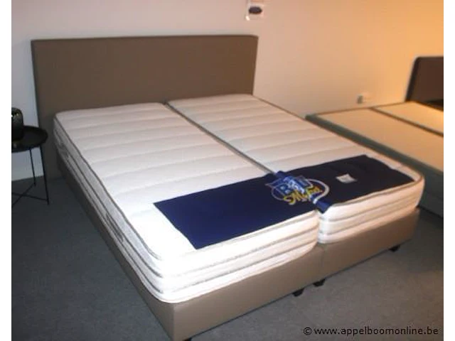 2 persoons bed/boxspring 180x200 vv 2 matrassen wanadream soprano 3d - afbeelding 1 van  3