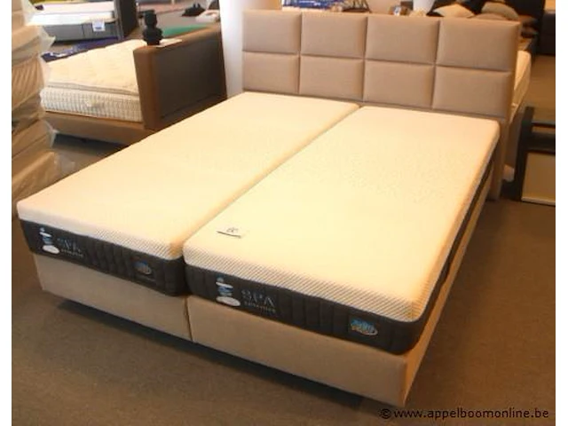 2 persoons bed/boxspring vv 2 matrassen spa collection 90x200 - afbeelding 1 van  3