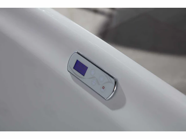 2-persoons vrijstaand massagebad glans wit - bluetooth - afbeelding 9 van  19