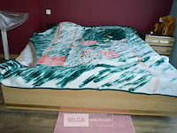 2 persoonsbed met lattenbodem en matras - afbeelding 1 van  3