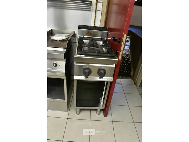 2 pits gasvuur ggm gastro (propaan) - afbeelding 1 van  2