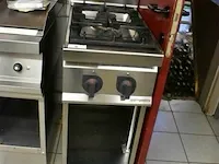 2 pits gasvuur ggm gastro (propaan)