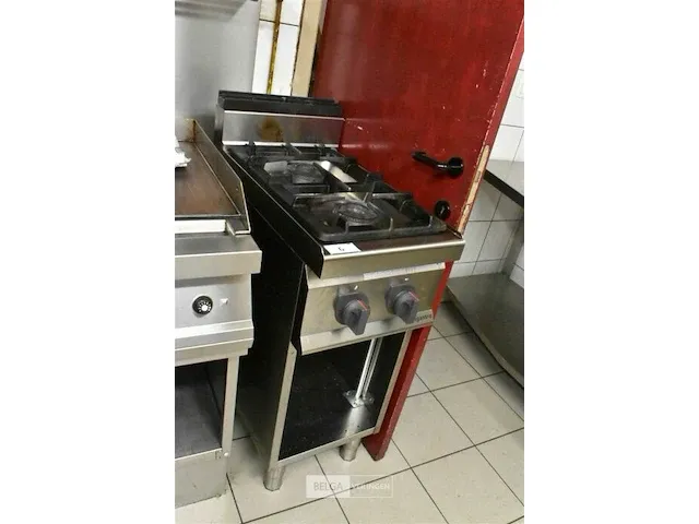 2 pits gasvuur ggm gastro (propaan) - afbeelding 2 van  2