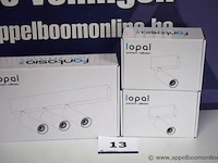 2 plafondlampen vv 1 led spot plus 1 plafondlamp vv 3 led spots fantasia lopal - afbeelding 1 van  3