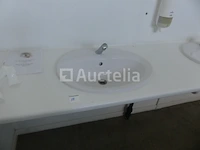 2 planken met spoelbak - afbeelding 2 van  7