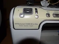 2 planningsborden, labelmaker dymo, plastificeerder, spaekerset logitec , printer hp photosmart c5280, aflegbakjes - afbeelding 7 van  7