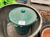 2 plantenbakken, 2 mortelkuipen, 1 afvalcontainer - afbeelding 3 van  4