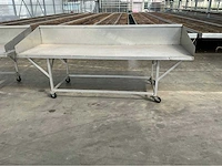 2 planttafels aluminium overige teeltmateriaal; (2x) - afbeelding 5 van  9